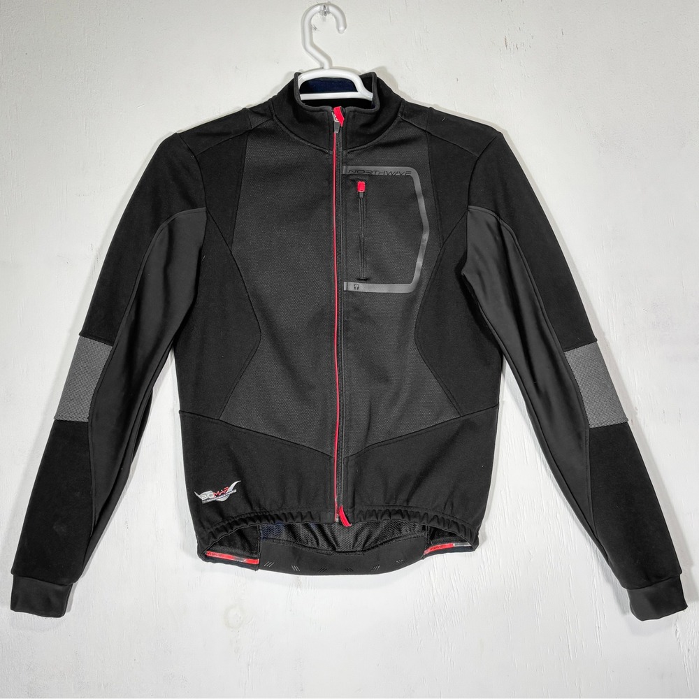 Northwave Evolution Tech Cycling Jacket Mens M Black Windproof Light